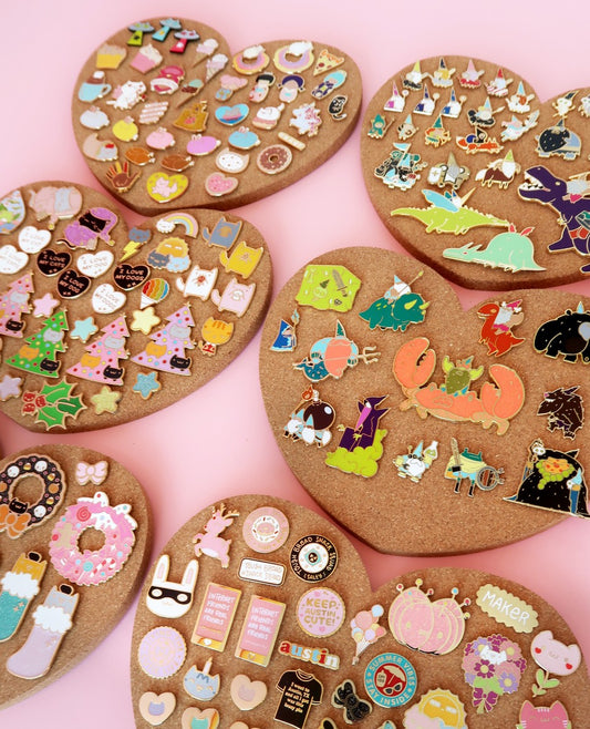 Heart Shaped Cork Boards are here!